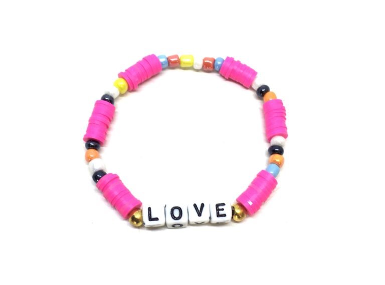LOVE Heishi Bracelet