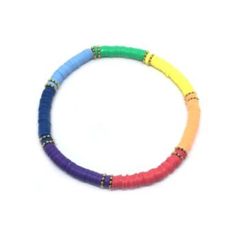 Multicolor Heishi Bracelet