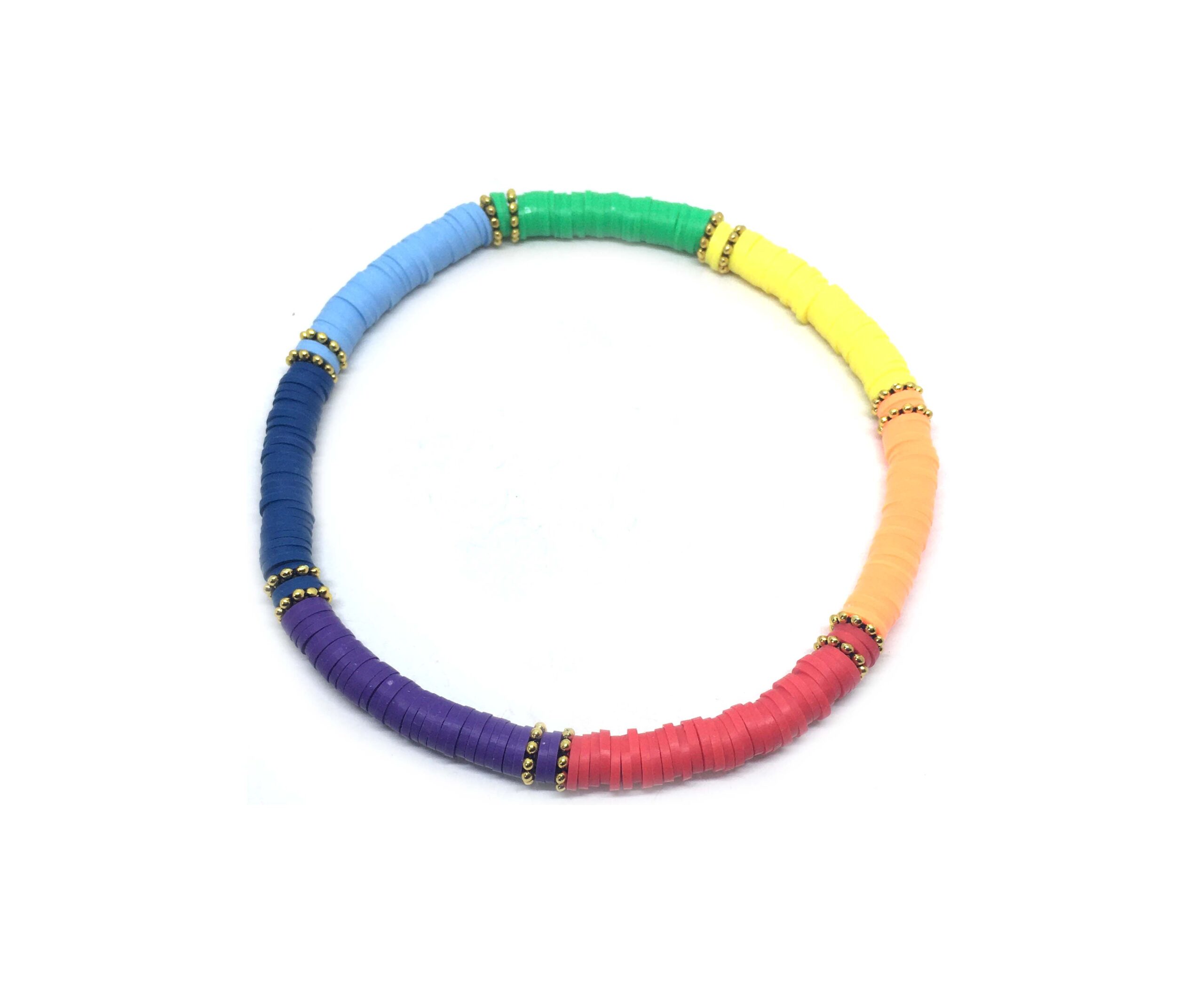 Multicolor Heishi Bracelet