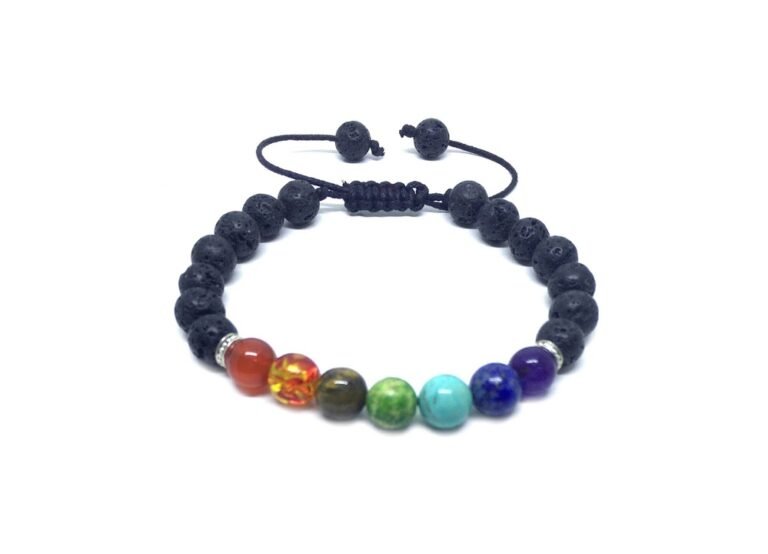 Lava Stone Buddha Bracelet
