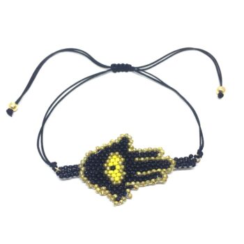 Hamsa Hand Miyuki Beads Bracelet