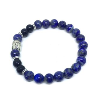 Buddha Lapis Lazuli Beads Bracelet