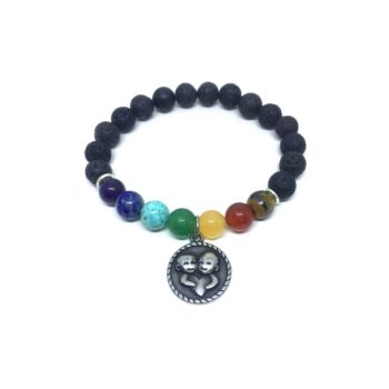 Gemini stone bracelet