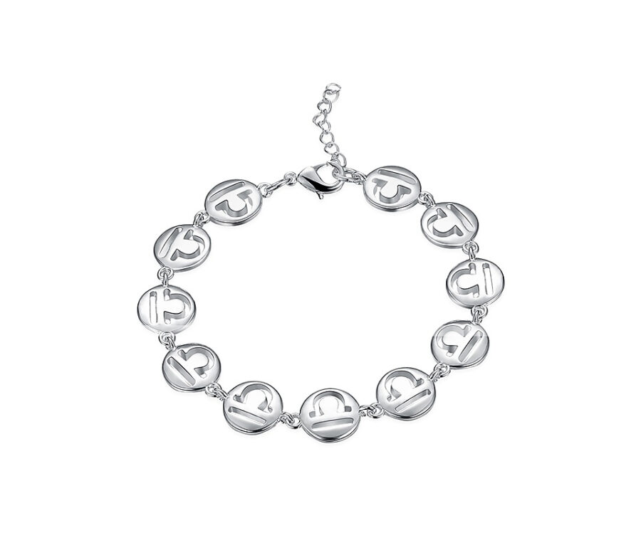 Libra Zodiac Charm Bracelet