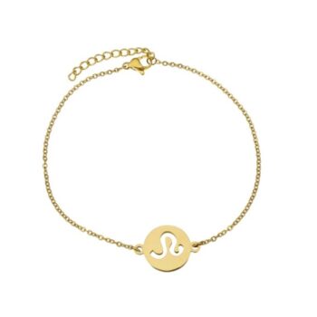 Leo zodiac sign bracelet
