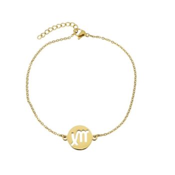 Virgo zodiac sign bracelet