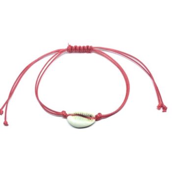 Adjustable Cord Shell Bracelet