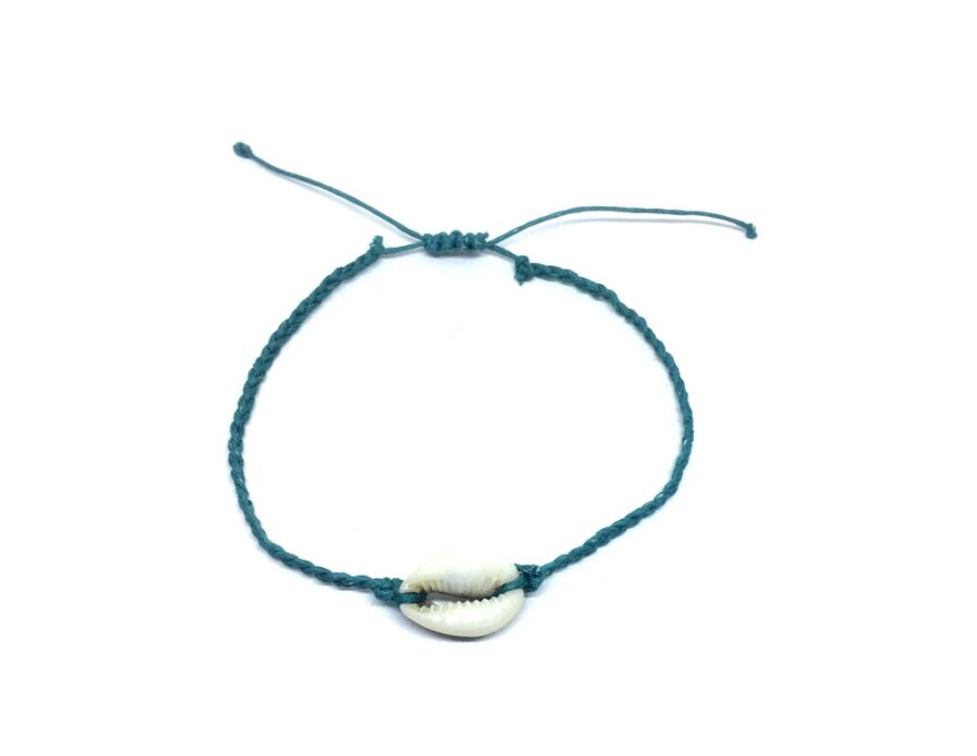 Green String Shell Bracelet