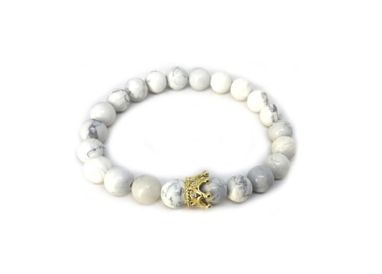 Howlite Cute Couple Bracelets