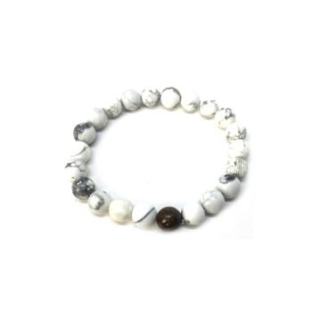 howlite bead Couple Bracelets Long Distance