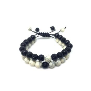 Black And White Bracelets For Couples