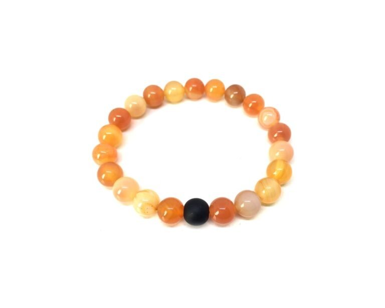 Natural Carnelian Stone Couple Bracelets