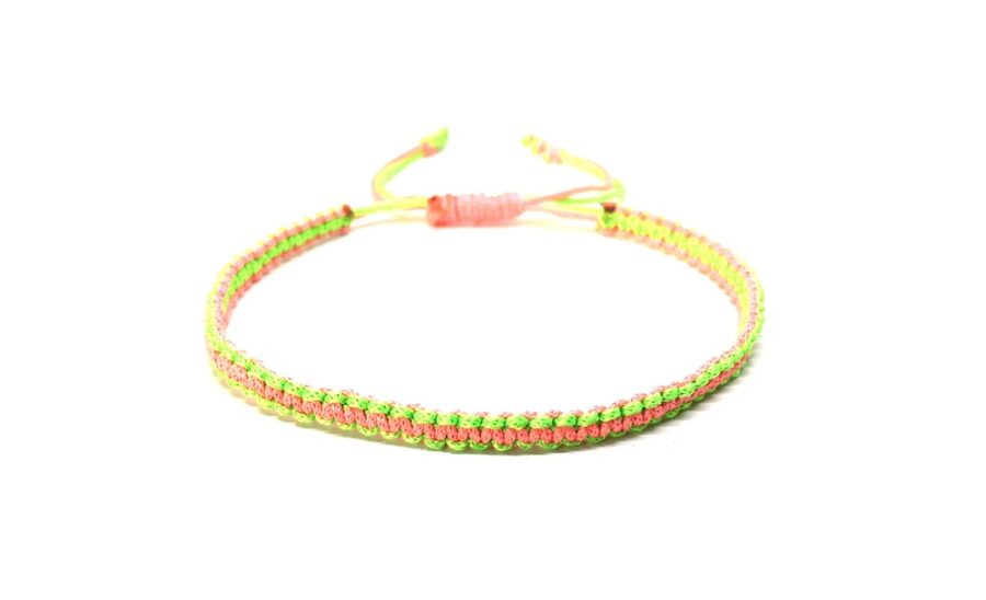 Two Color Macrame Bracelets