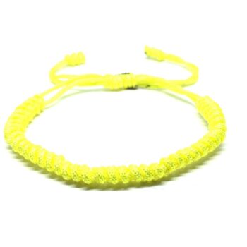 Yellow Macrame Bracelet