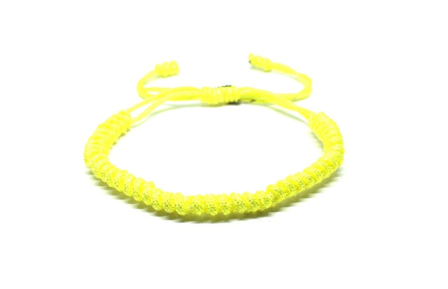 Yellow Macrame Bracelet