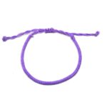 Purple Macrame Bracelet