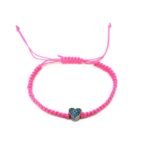 Macrame Bracelet With Heart Charm