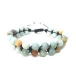 Macrame Amazonite Bead Bracelet