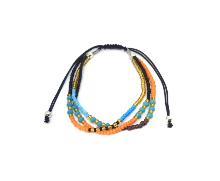 Multi Strand Seed Bead Bracelet