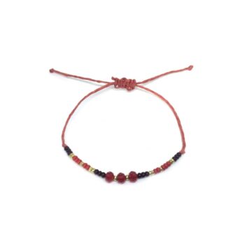 Cute red Seed Bead Bracelets