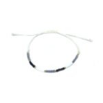 white Seed Bead Bracelet