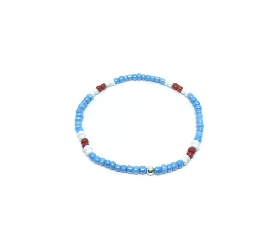 Cute blue Seed Bead Bracelet