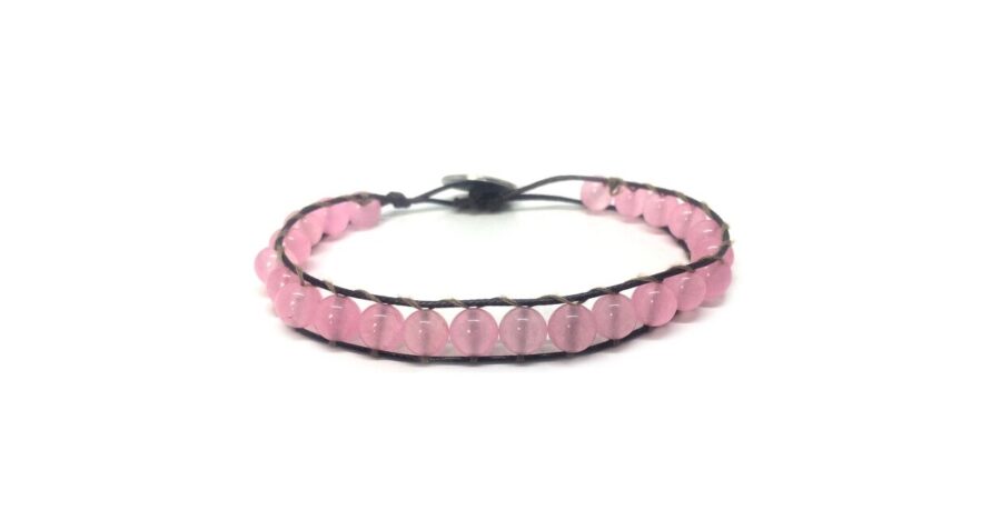 Rose Quartz Wrap Bracelet