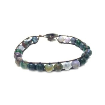 Agate Gemstone Wrap Bracelet