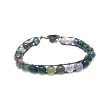 Agate Gemstone Wrap Bracelet