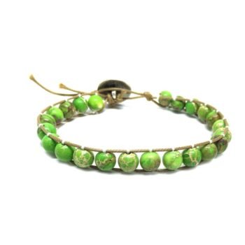 Imperial Jasper Wrap Bracelet