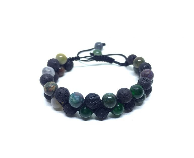Agate Lava Stone Bracelet