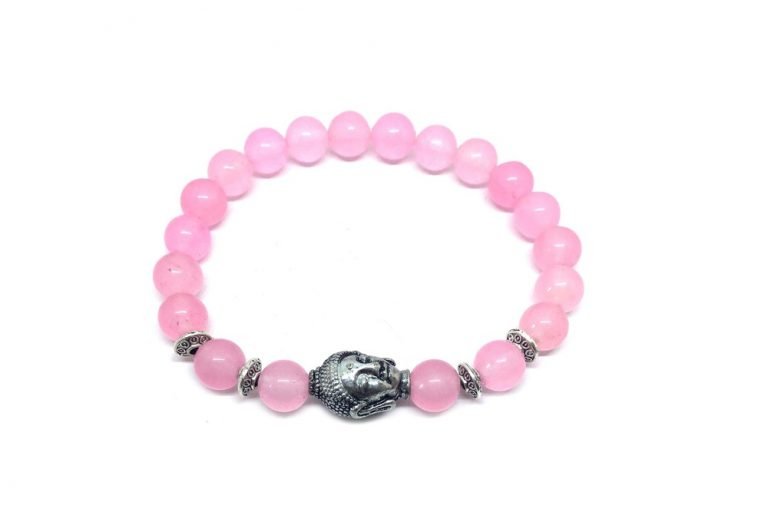 Rose Quartz Buddha Bracelet