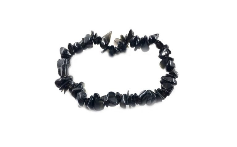 Black Tourmaline Chip Bracelet