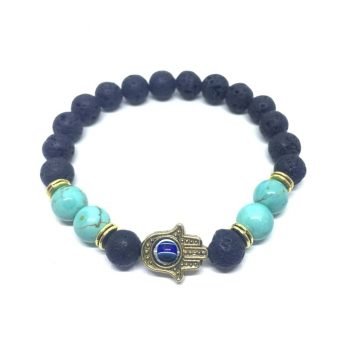 Hamsa Beaded Bracelet