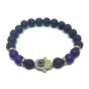 Hamsa Stretch Bracelet