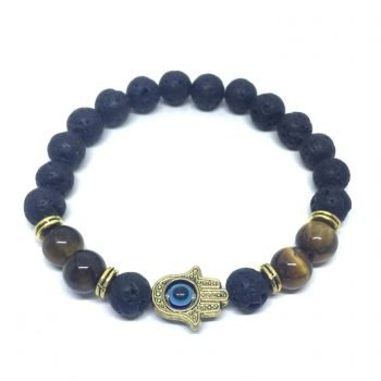 Hamsa Hand Stretch Bracelet