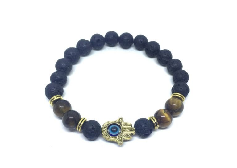 Hamsa Hand Stretch Bracelet