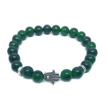 Green Hamsa Bracelet