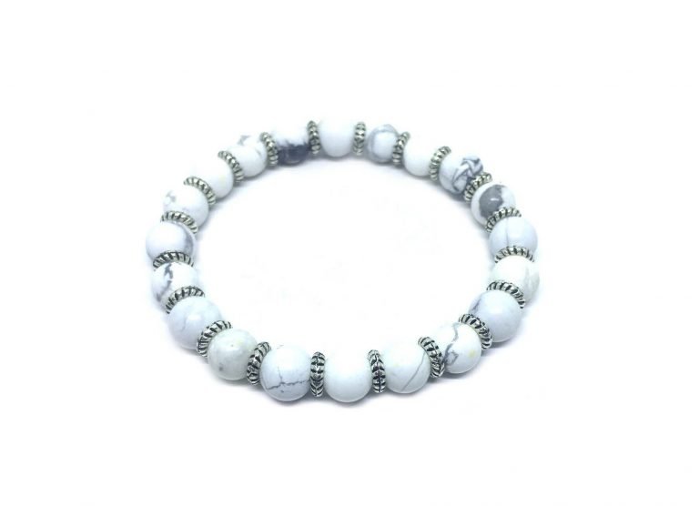 Howlite Stretch Bracelet
