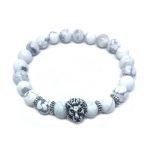 Howlite Stone Bracelet Mens