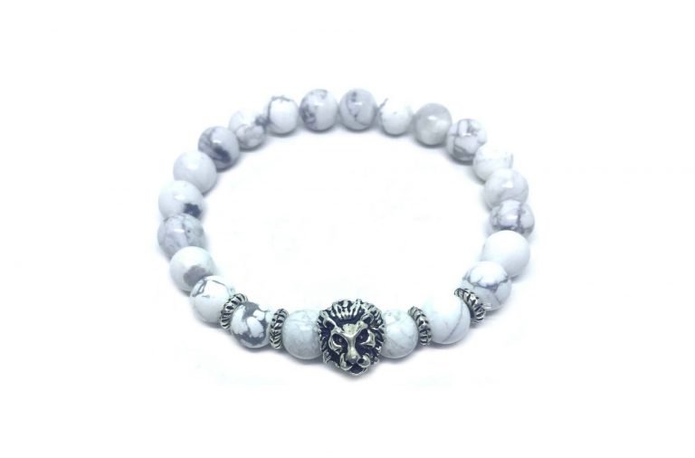 Howlite Stone Bracelet Mens