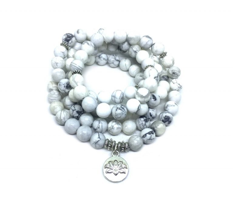 Howlite Mala Bracelet