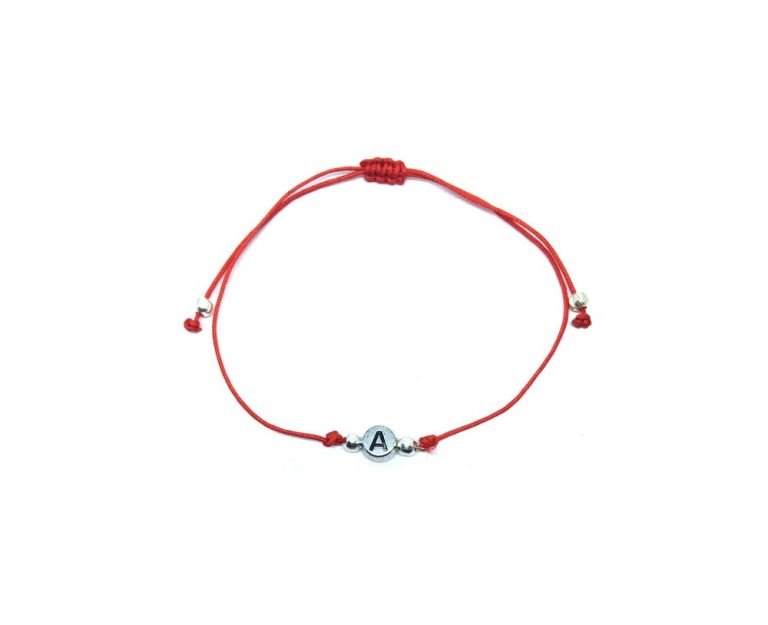 Adjustable Initial Bracelet