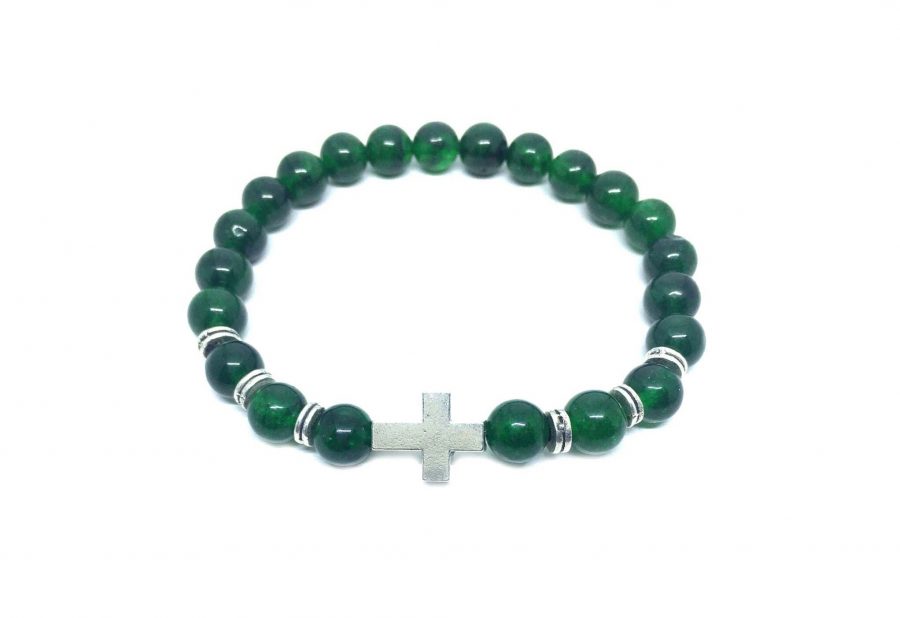 Jade Cross Bracelet