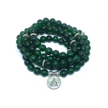 Natural Jade Stone Om Buddha Bracelet