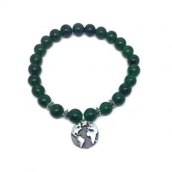 Jade Earth Charm Bracelet