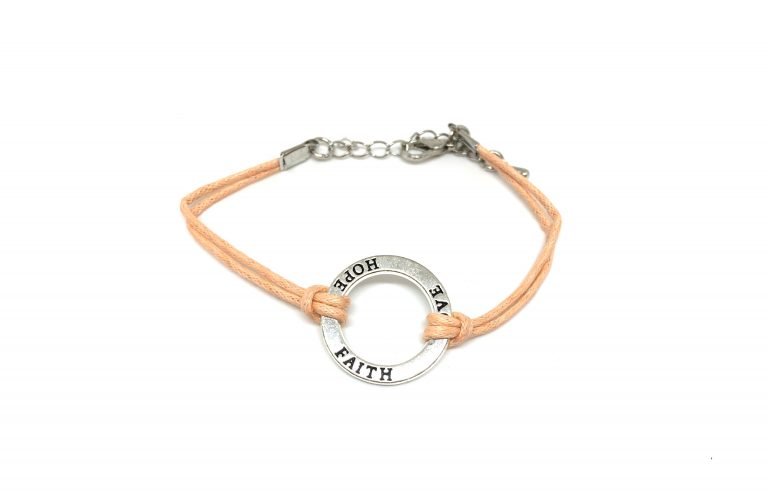 Stamped Washer Bracelet