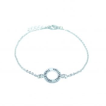 Silver Washer Bracelet