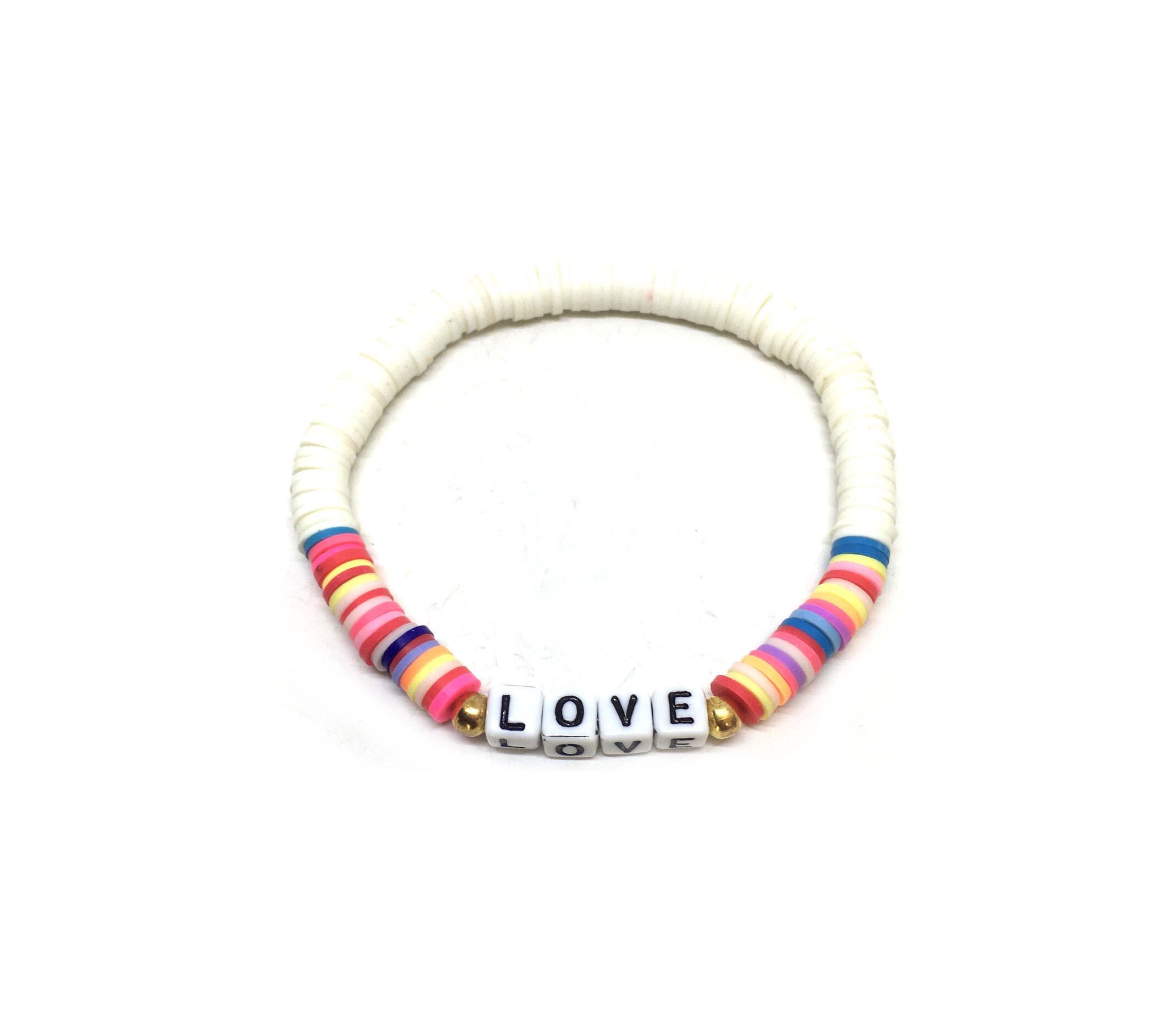 Heishi Love Name Bracelet