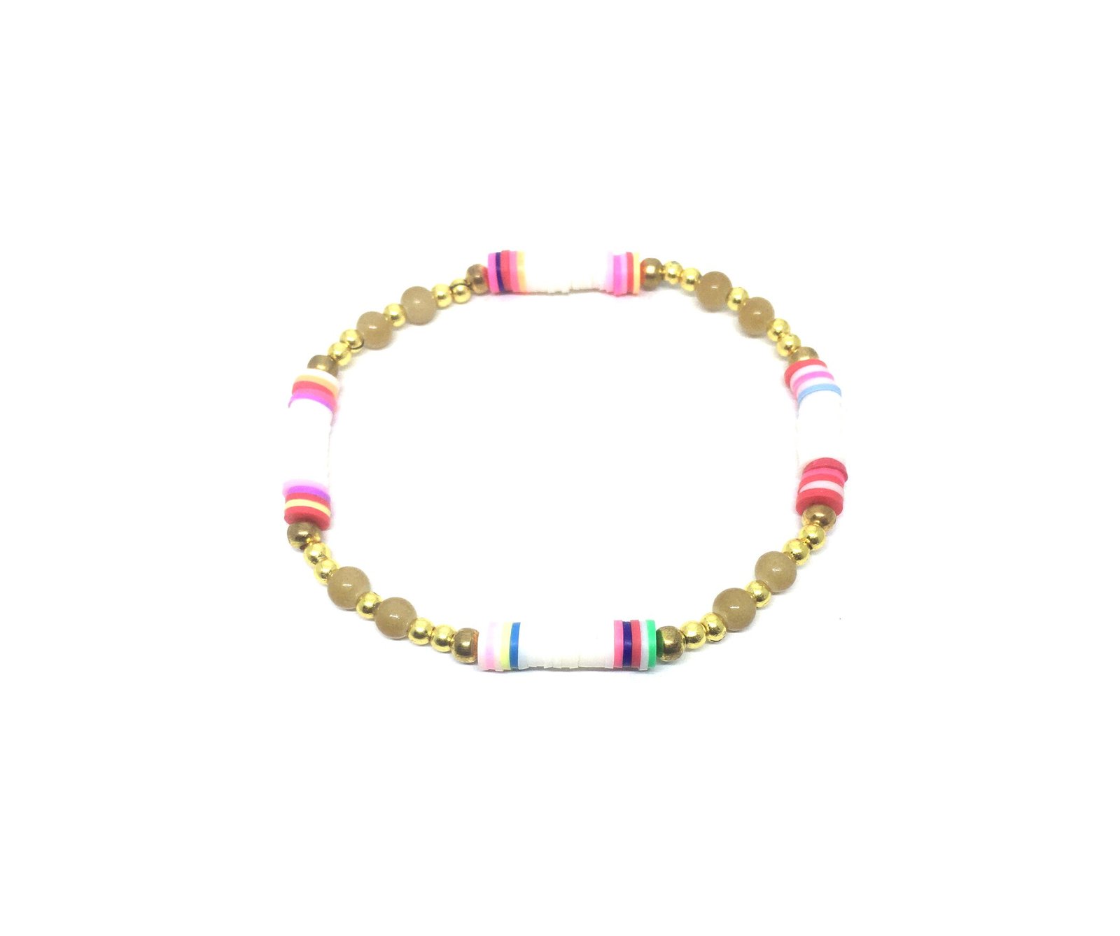 ZHS-050 Polymer Clay Bead Bracelet